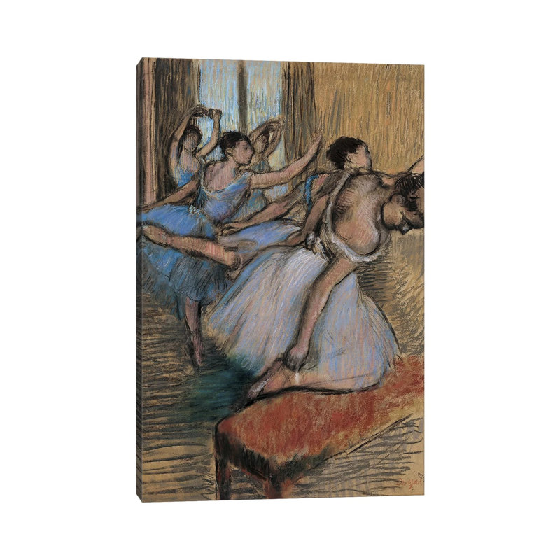 The Dancers by Edgar Degas - Wrapped Canvas Gallery-Wrapped Canvas Giclée, 66.04 cm H x 45.72 cm W x 1.91 cm D