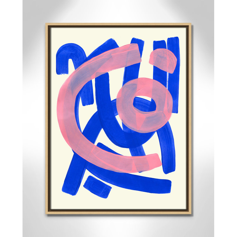Impression Funky Beat par Haniff, Framed Canvas, Flotteur naturel, L 19,5 po x H 25,5 po