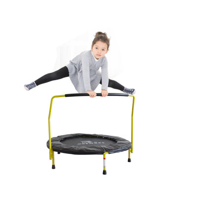 Trampoline 36 po avec poignée pour enfants Teamson By Crowntec