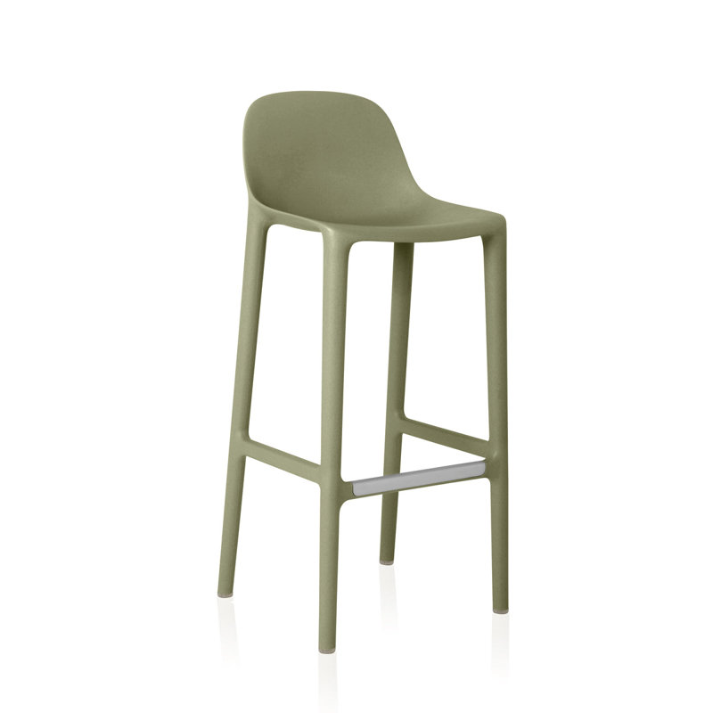 Broom Stool, Bar Stool (30" Seat Height), Sage Green