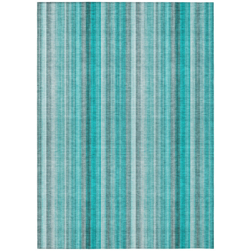 Washable Striped Rug