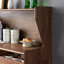 Buffet multifonctionnel en bois massif avec rangement-128963949