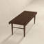 Banc en bois Mia Mid Century
