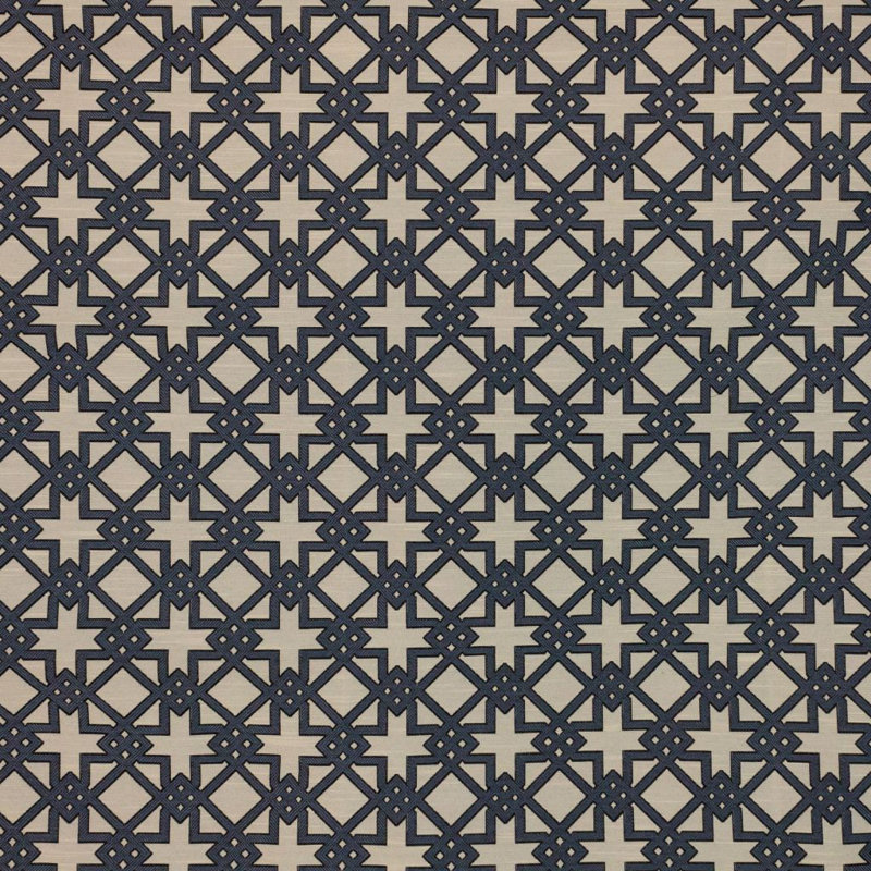 Tissu impérial à frettes, Minuit