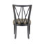 Chaise d'appoint à dossier en croix-465636209