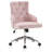 Baylor Ergonomic Velvet Task Chair 23.62'' W Nailhead Office Chair-377875416-377875420