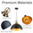 Modern Industrial 15.7" Dome Pendant Light Fixture-646791164-645931204