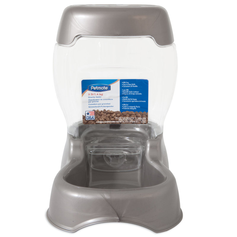 Mangeoire automatique Pet Cafe, Gris, 96 oz