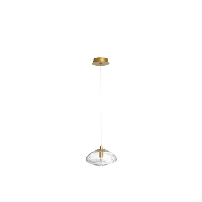 1 - Light Gold Unique/Statement Pendant
