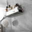 Tablette de douche murale en acier inoxydable