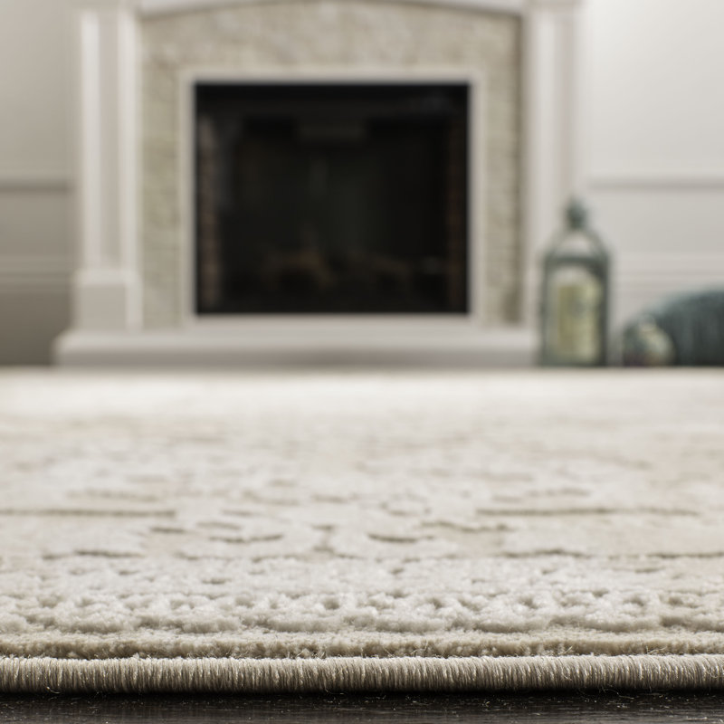 Tapis oriental crème / ivoire Calidia, Tapis de couloir 2 pi 3 po x 20 pi