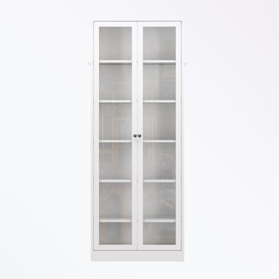 Accent cabinet with double glass doors