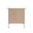 Hammond 3 Drawer Nightstand White