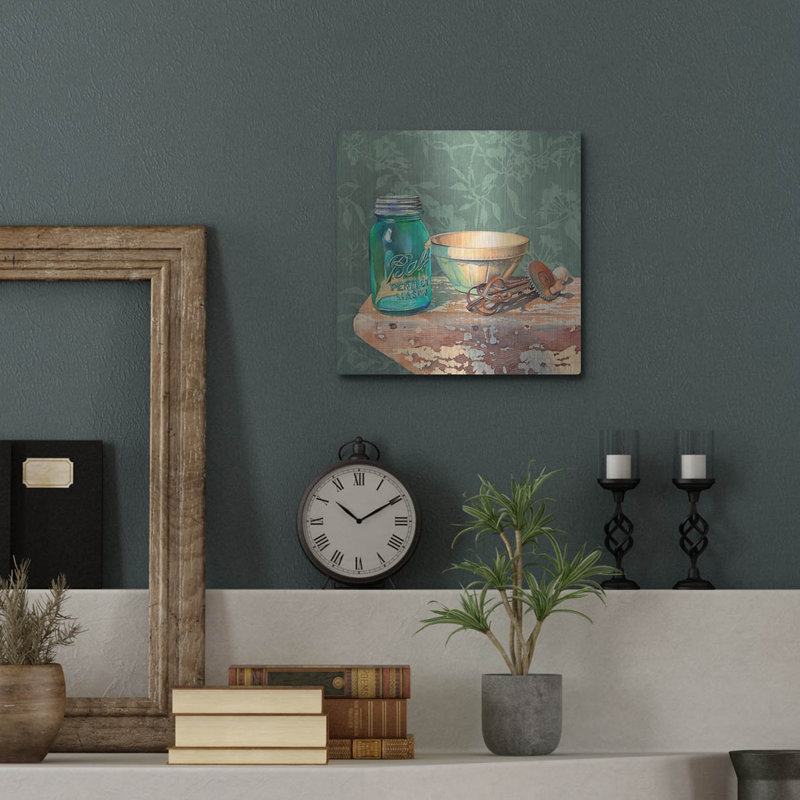  «Kitchen Things» par Marvindale, art mural en métal, 12 po x 12 po, H 12 po x l 12 po