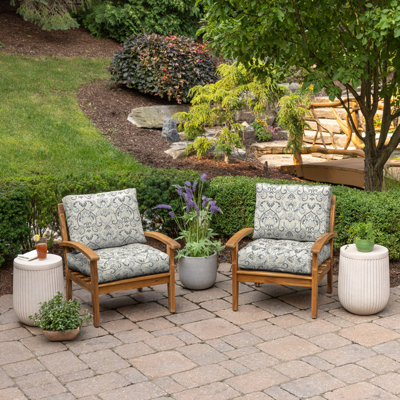 ARDEN Outdoor Lounge Chair 6" Cushion, Neutral Aurora