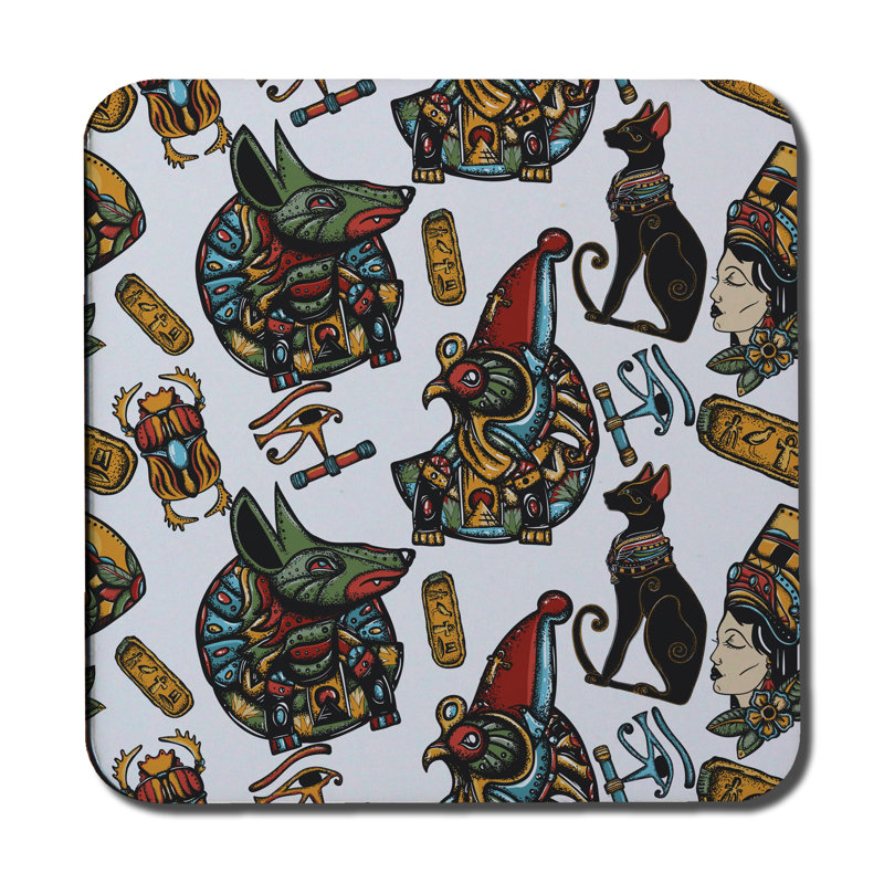 Square 6 Piece Coaster Set