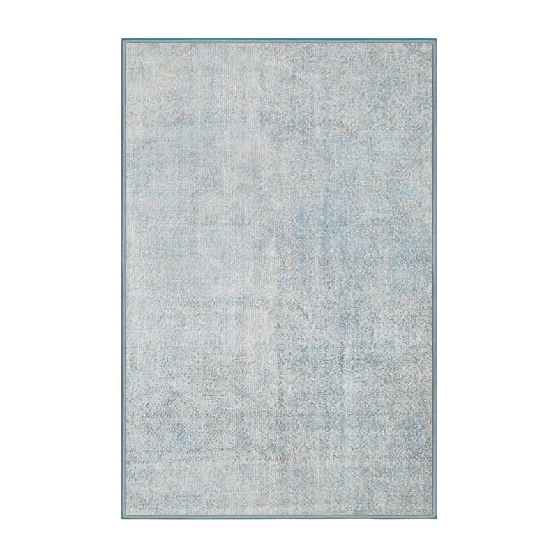Tapis gris zone contemporaine, Rectangle 4 pi x 6 pi