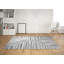 Tapis rayé gris / noir / blanc Abani-757946111