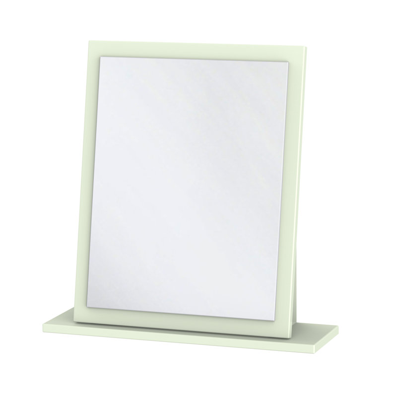Fully Assembled Lyman Dresser Mirror, Vanilla