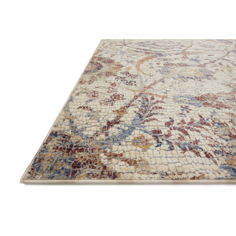Tapis ivoire Rosimund, Tapis de couloir 2 pi 8 po x 8 pi
