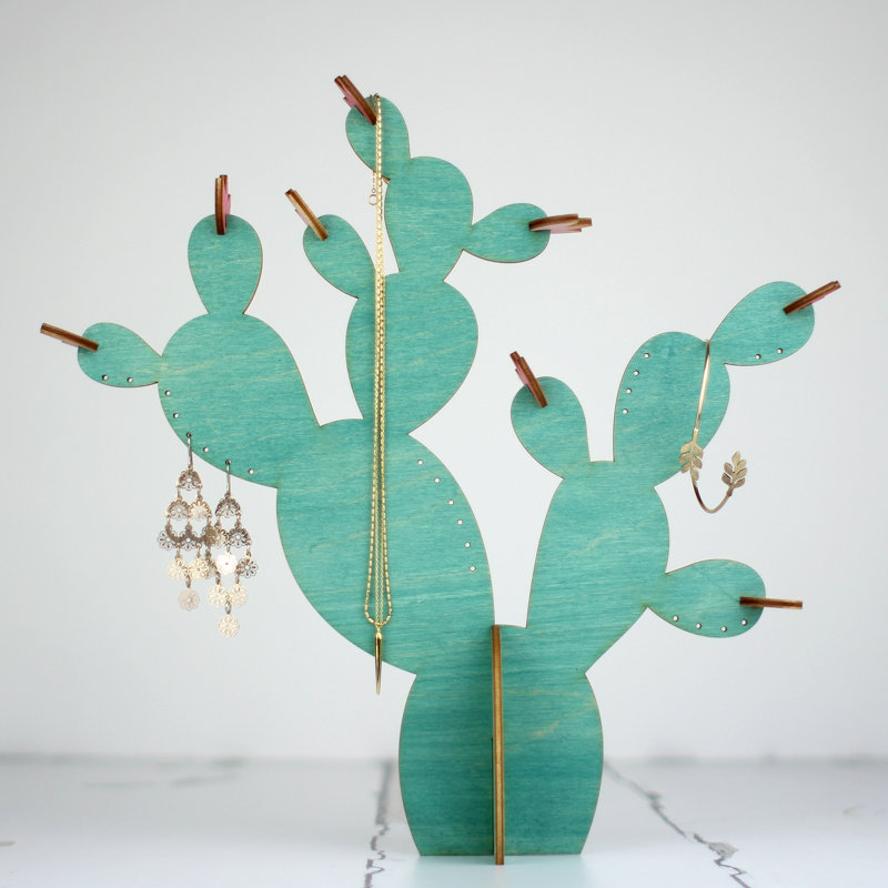 Wood Jewellery Stand
