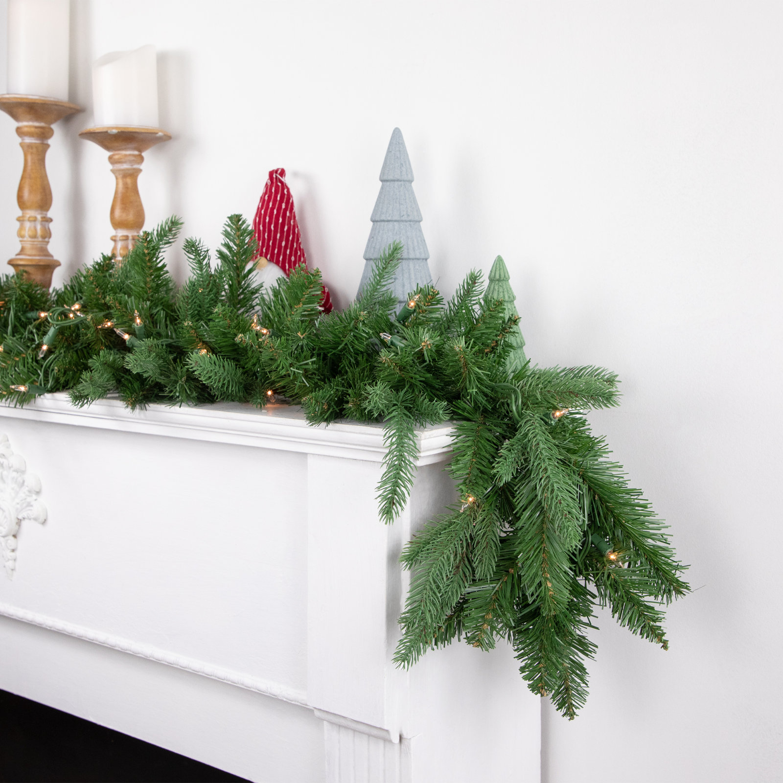 108" Pre-Lit Fir Garland