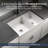 Houzer 33 in Fireclay Apron Front 60/40 Double Kitchen Sink w/ Strainer,Grids-PTD-6040 WH-C