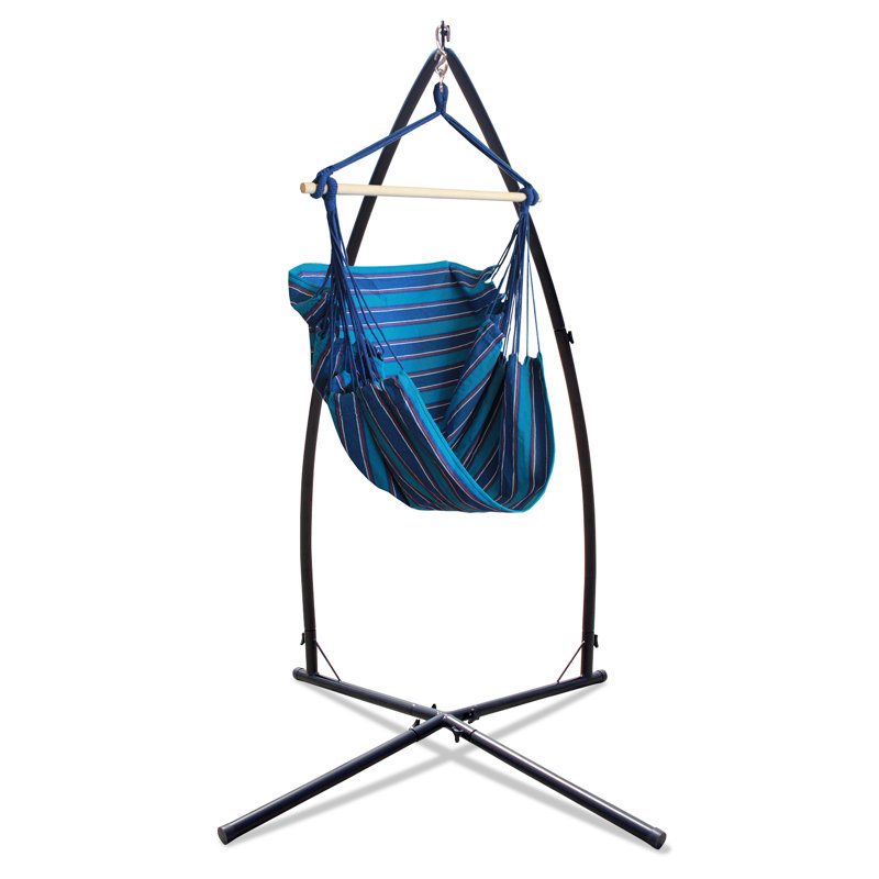 Chaise hamac Behr Summit avec support, Bleu