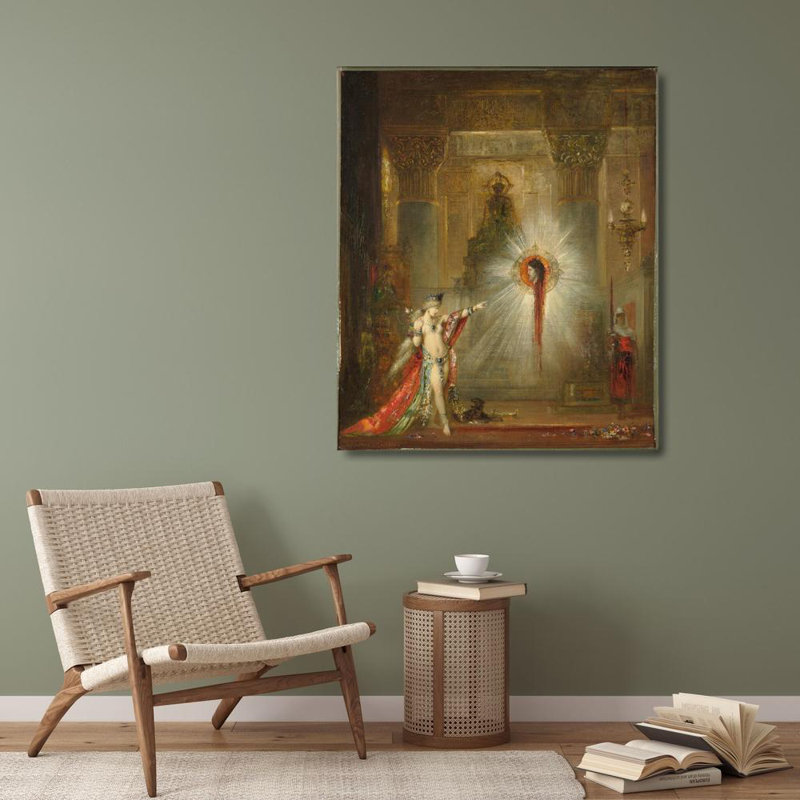 "The Apparition" par Gustave Moreau - Toile tendue avec châssis, H 40 po x l 28 po