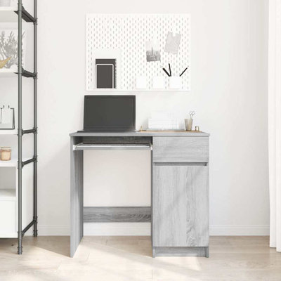 Desk Sonoma 86X49x76 Cm Engineered Wood