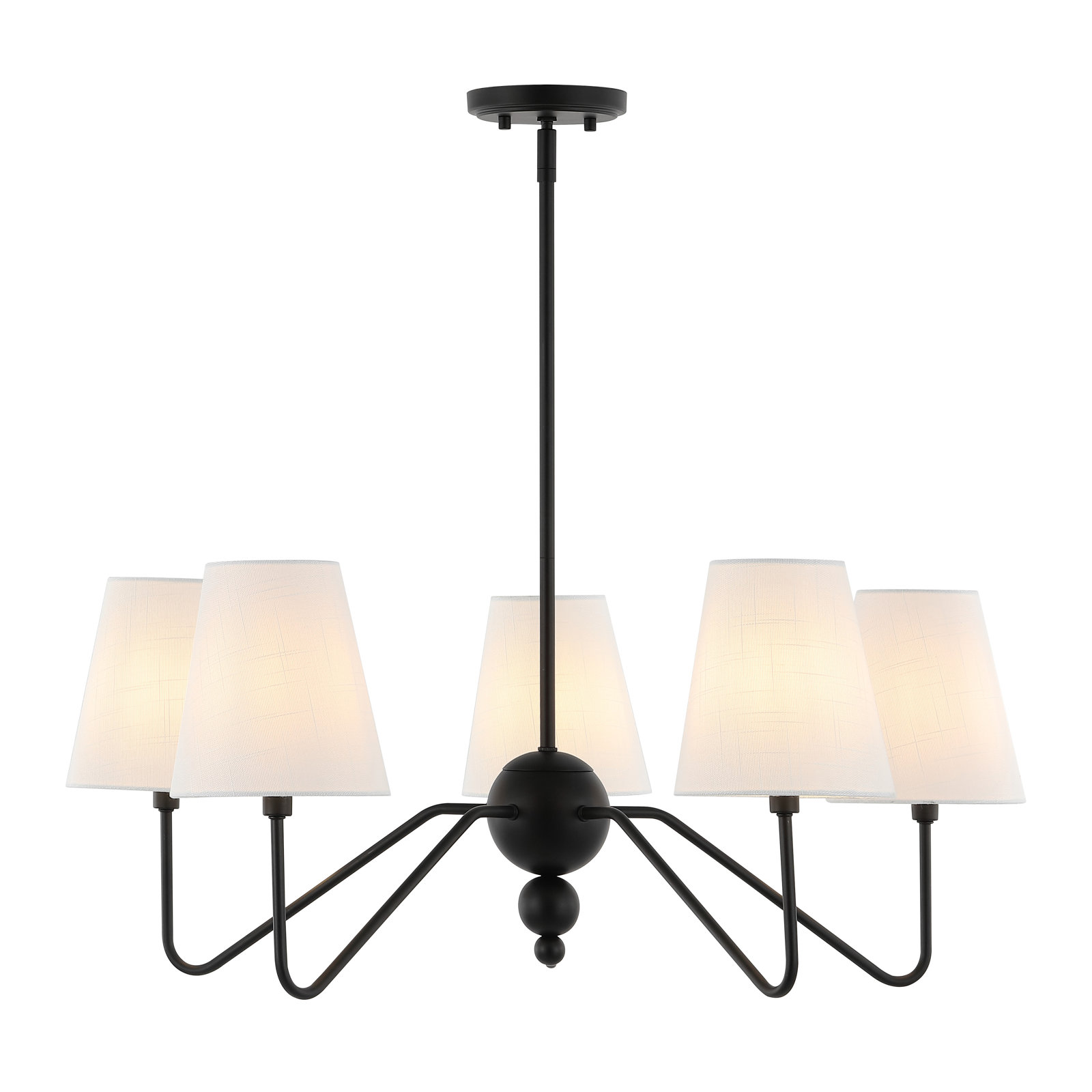 Jaya 5-Light Chandelier, Black