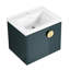 Armoire murale de 24 po avec lavabo en céramique pour salle de bain compacte, porte à fermeture en douceur et poignées en métal Terrible-699737376-699737379-699737378