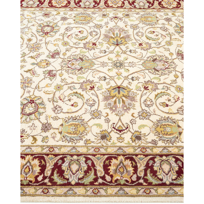 Classic One-of-a-Kind 4'2" x 6'3" Hand Knotted Area Rug