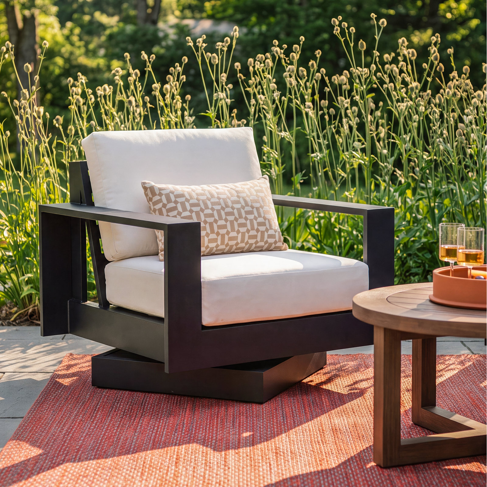 Sterling Swivel Patio Lounge Chair