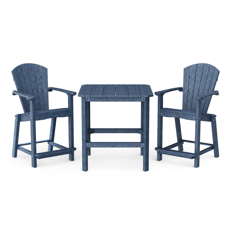 Ensemble de comptoir 3 pièces Classic, Bleu poudre