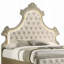 Lit oriental avec DEL, velours beige-2115112978