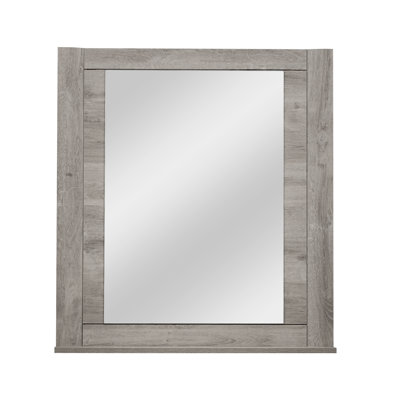 Heinz Wood Flat Wall Mirror