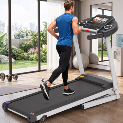3.5 HP Treadmills With HD Touchscreen