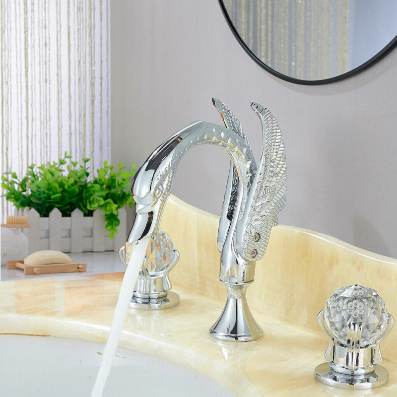 2-handle Bathroom Faucet, Chrome