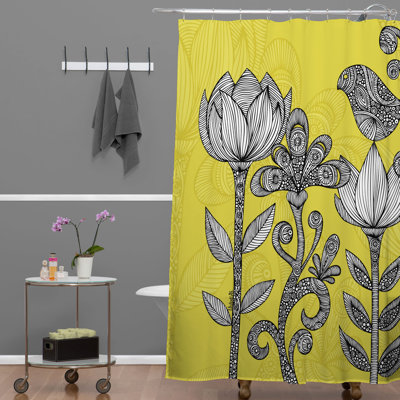 Rideau de douche simple Garden