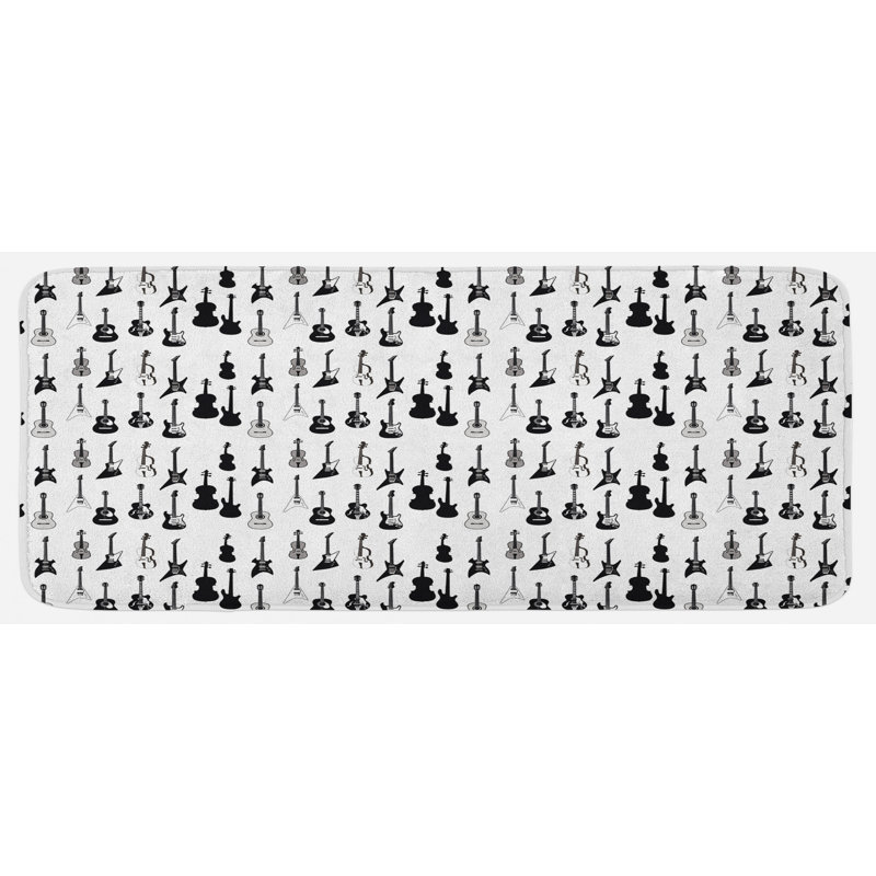 Modern & Contemporary Solid Colour Synthetic Kitchen Mat