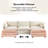 Redenius 4-Piece 112'' Upholstered L-Shape Sectional-1169641727