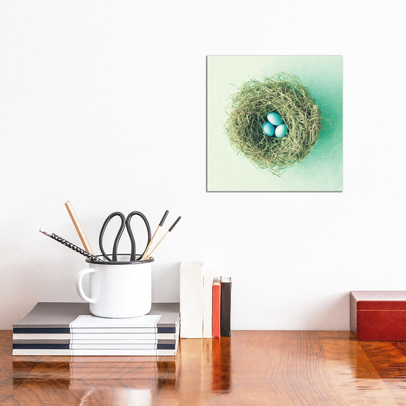 Three Little Eggs 1 Piece Wrapped Canvas Painting, 30.48 cm H x 30.48 cm W
