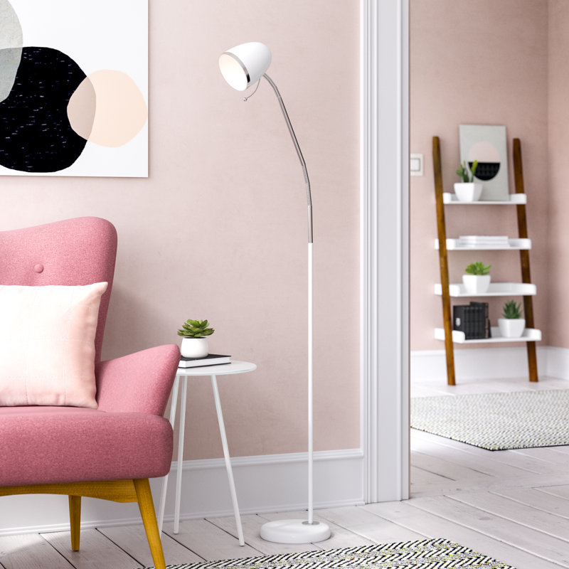 Eivind 145cm Task Floor Lamp, White