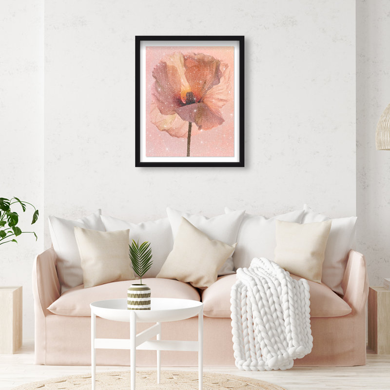 Amber Radiance I Framed Graphic Art, 31.5"H x 25.5"W, Black Shadowbox