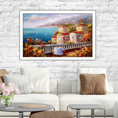 «Colorful Sea II», reproduction encadrée