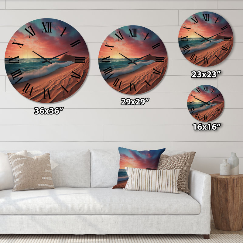 Horloge murale Coastal, Grand