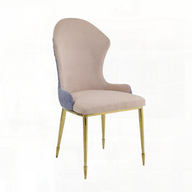 Chaise d'appoint en tissu au design élégant