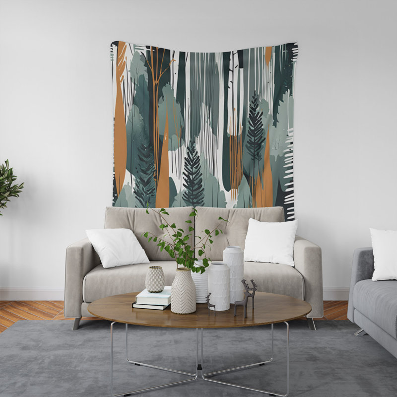 Tapisserie murale, H 80 po x l 68 po x P 0,8 po