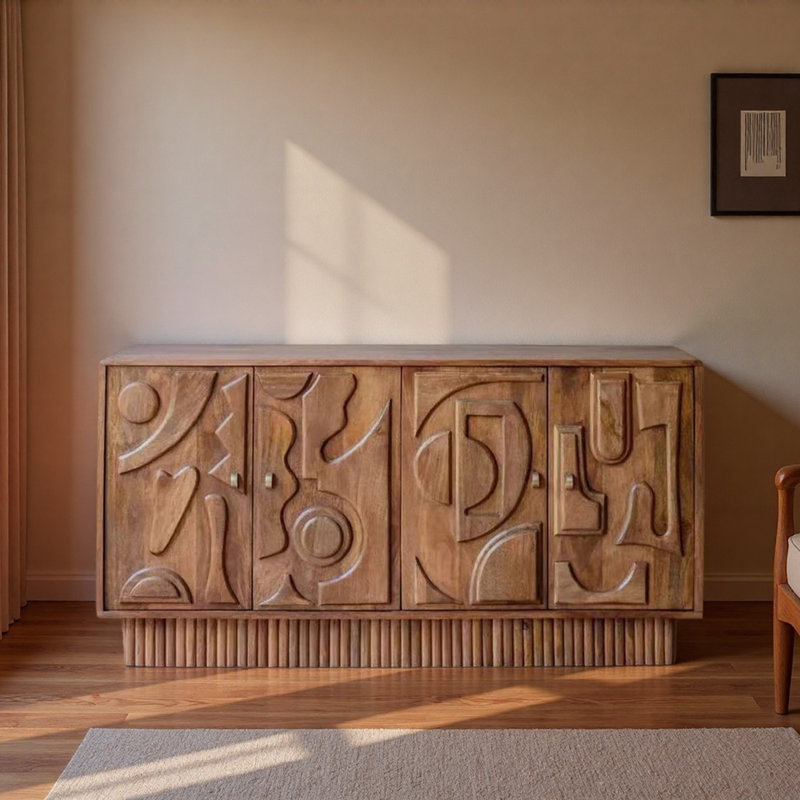 Retro Large-Capacity Sideboard